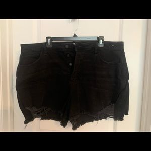 Hollister Plus Size Curvy High Rise Mom Shorts 21/35